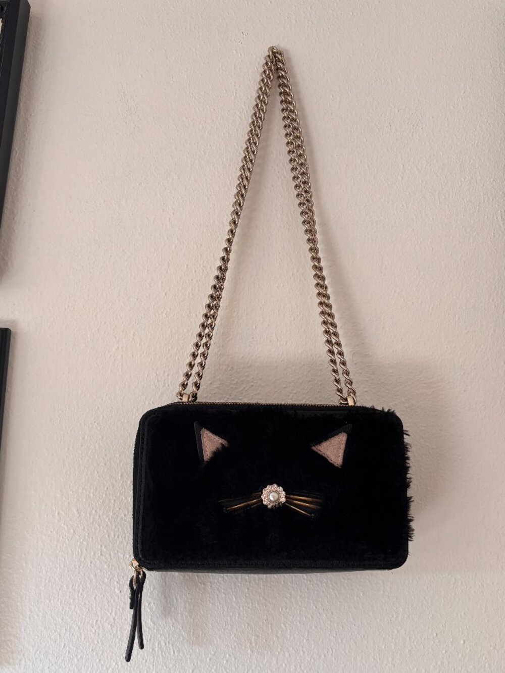 Kate Spade Brighton Lane Marigold Cat Crossbody Purse